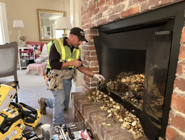 Safe screening installation by Lake Elsinore Chimney Sweep in Lake Elsinore, CA