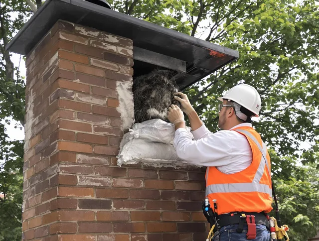 Humane removal of debris and animals by Lake Elsinore Chimney Sweep in Lake Elsinore, CA