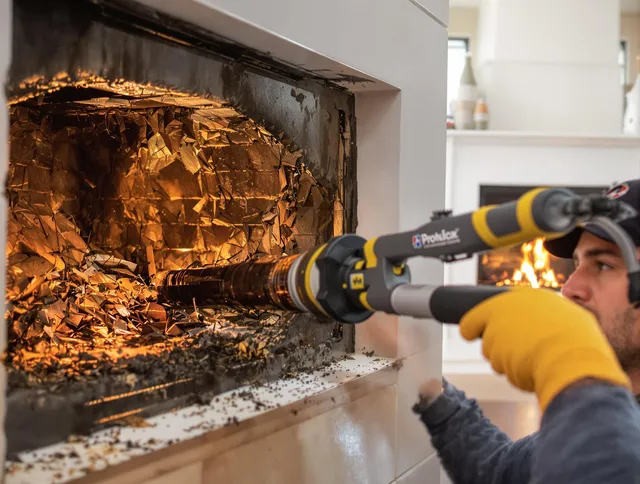 Professional chimney cleaning by Lake Elsinore Chimney Sweep in Lake Elsinore, CA