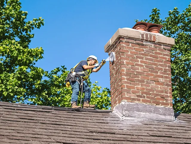 Lake Elsinore Chimney Sweep performing an inspection with advanced tools in Lake Elsinore, CA