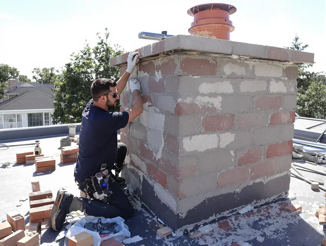 Advanced chimney repair process by Lake Elsinore Chimney Sweep in Lake Elsinore, CA