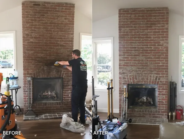 Finished chimney sweeping service by Lake Elsinore Chimney Sweep in Lake Elsinore, CA