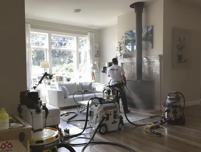 Soot removal service by Lake Elsinore Chimney Sweep for a fireplace in Lake Elsinore, CA